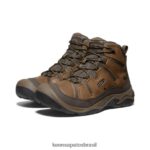 KEEN calçados J8VDXX257 bisonte/tigrado bota impermeável circadia larga homens - Image 2
