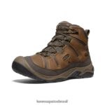 KEEN calçados J8VDXX257 bisonte/tigrado bota impermeável circadia larga homens - Image 3