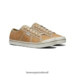 KEEN calçados J8VDXX285 bétula bege/prata tênis de couro colheita eldon homens - Image 2