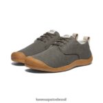 KEEN calçados J8VDXX28 azeitona preta derby de lona mosey homens - Image 2
