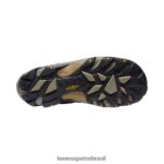 KEEN calçados J8VDXX294 cascata marrom/amarelo dourado targhee ii impermeável largo homens - Image 4