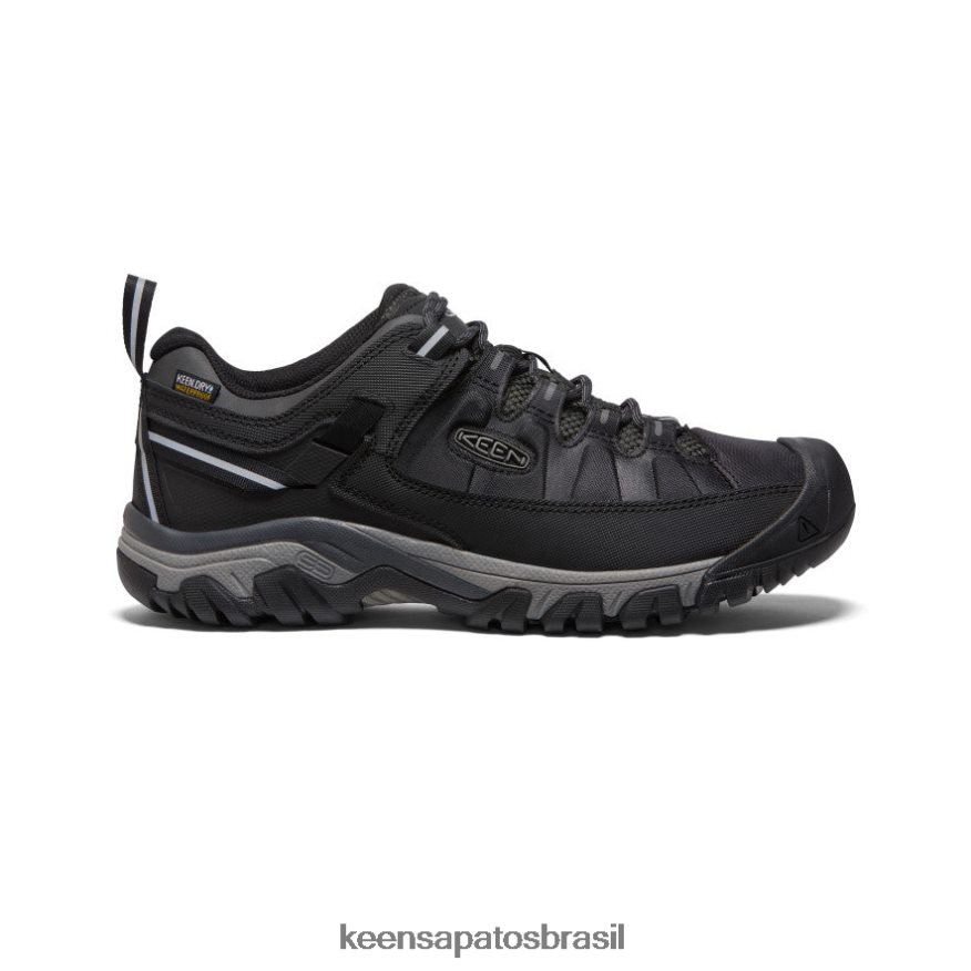 keen_calcados_j8vdxx295_preto_cinza_aco_targhee_exp_a_prova_dagua_homens.jpg KEEN calçados J8VDXX295 preto/cinza aço targhee exp à prova d'água homens - Image 1