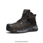 KEEN calçados J8VDXX2 grão de café/preto Kansas City+ kbf impermeável mid (dedo macio) homens - Image 3