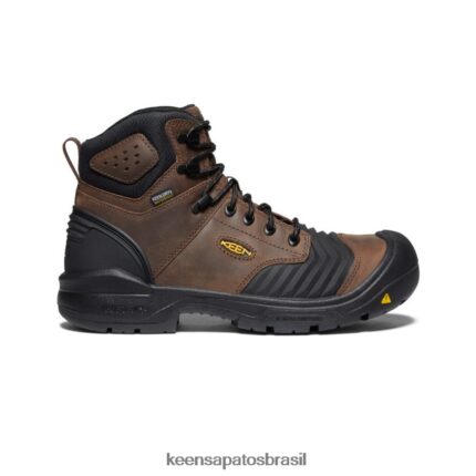 KEEN calçados J8VDXX303 terra escura/preta Portland 6" homens