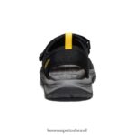 KEEN calçados J8VDXX318 Preto amarelo targhee iii dedo aberto h2 homens - Image 5