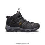 KEEN calçados J8VDXX320 preto/cinza aço bota impermeável koven homens