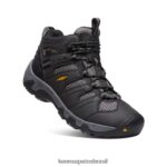 KEEN calçados J8VDXX320 preto/cinza aço bota impermeável koven homens - Image 3