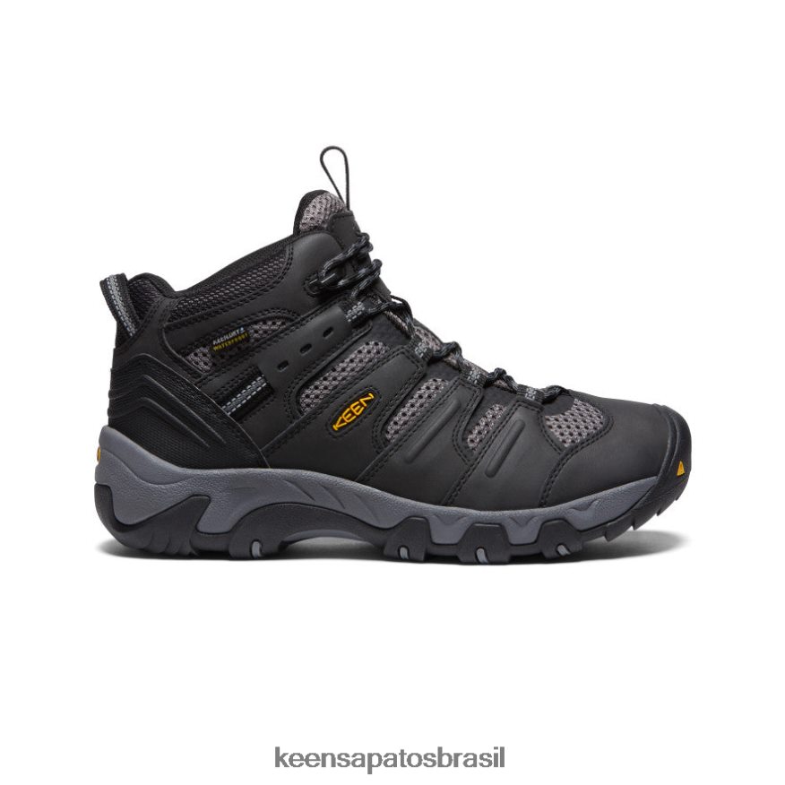 keen_calcados_j8vdxx320_preto_cinza_aco_bota_impermeavel_koven_homens.jpg KEEN calçados J8VDXX320 preto/cinza aço bota impermeável koven homens - Image 1