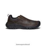 KEEN calçados J8VDXX323 terra escura/cobertura morta slip-on targhee iii homens