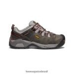 KEEN calçados J8VDXX338 cinza aço/bossa nova Met interno detroit xt (biqueira de aço) homens