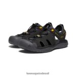 KEEN calçados J8VDXX342 ouro Preto sandália solr homens - Image 2