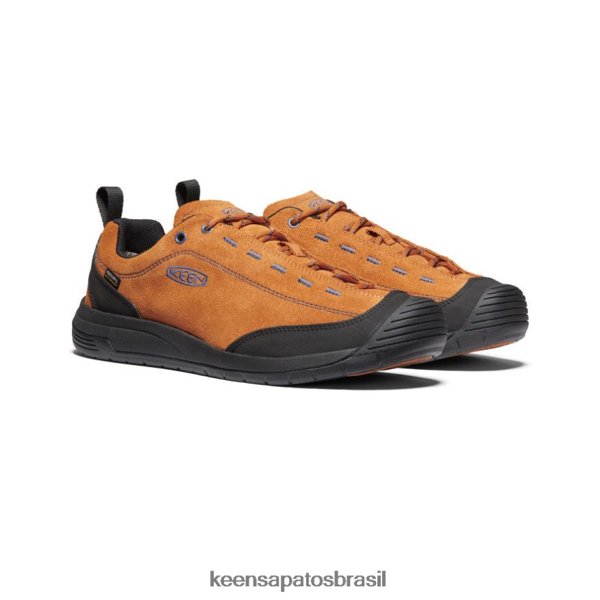 KEEN calçados J8VDXX346 tempero de abóbora/preto sapato impermeável jasper ii homens - Image 2
