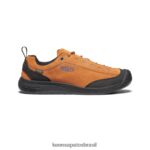 KEEN calçados J8VDXX346 tempero de abóbora/preto sapato impermeável jasper ii homens
