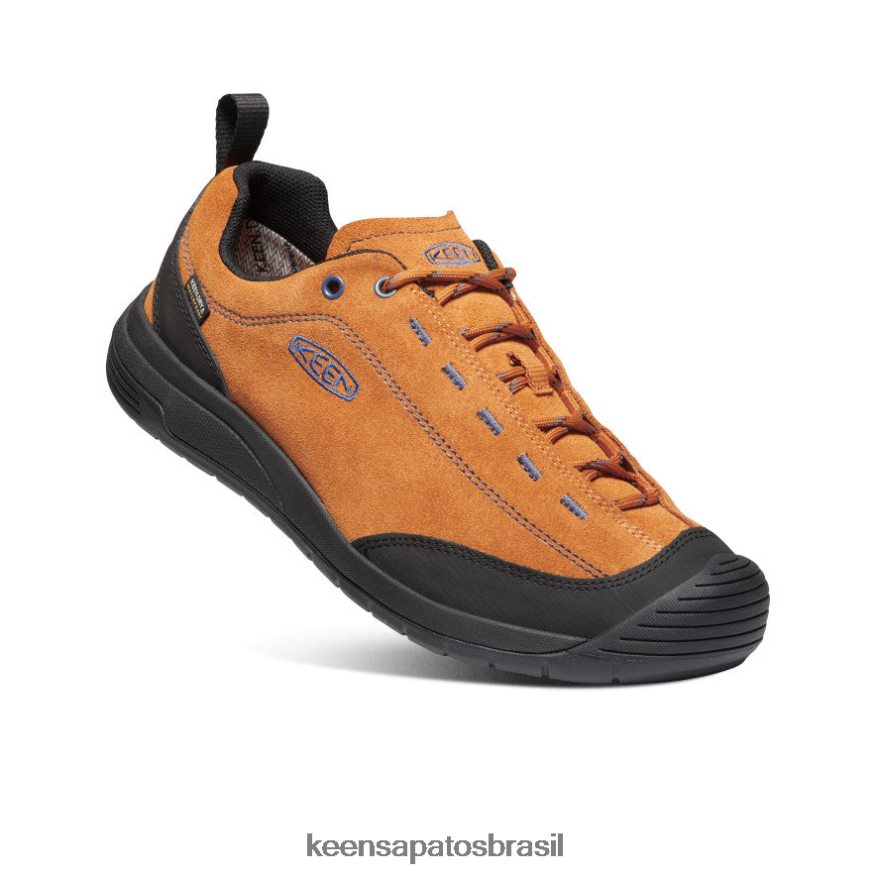 KEEN calçados J8VDXX346 tempero de abóbora/preto sapato impermeável jasper ii homens - Image 3