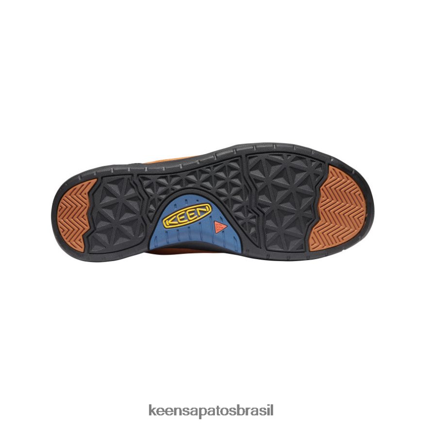 KEEN calçados J8VDXX346 tempero de abóbora/preto sapato impermeável jasper ii homens - Image 4