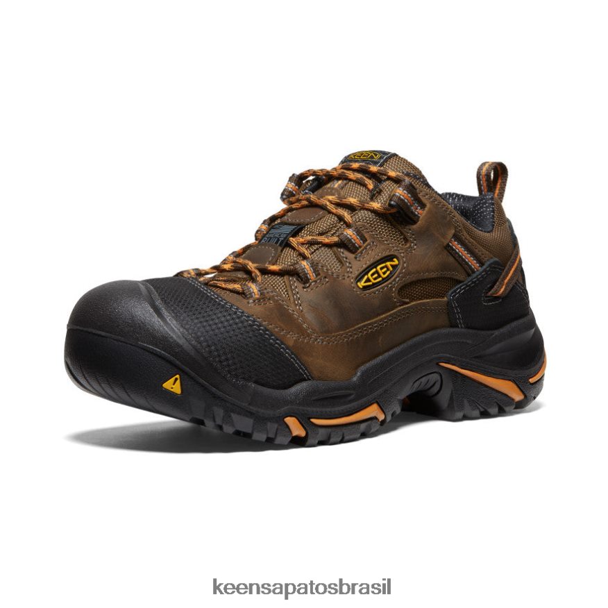 KEEN calçados J8VDXX349 cascata/ocre laranja Braddock baixo (dedo macio) homens - Image 3