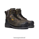 KEEN calçados J8VDXX361 cascata marrom/preto Filadélfia 6" homens - Image 2