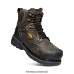 KEEN calçados J8VDXX361 cascata marrom/preto Filadélfia 6" homens - Image 3