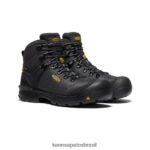 KEEN calçados J8VDXX365 preto/cinza aço querido 6" homens - Image 2