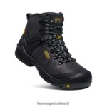 KEEN calçados J8VDXX365 preto/cinza aço querido 6" homens - Image 3