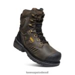 KEEN calçados J8VDXX366 cascata marrom/preto Filadélfia 8" homens - Image 3