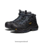 KEEN calçados J8VDXX367 corvo/azul propriedade Braddock impermeável médio (dedo macio) homens - Image 2