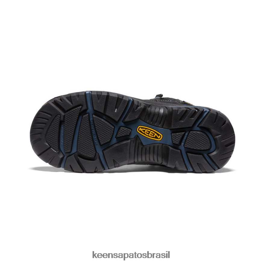KEEN calçados J8VDXX367 corvo/azul propriedade Braddock impermeável médio (dedo macio) homens - Image 4