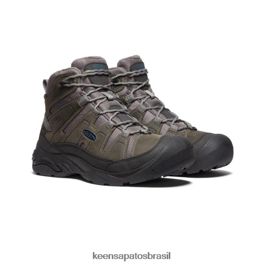 KEEN calçados J8VDXX368 cinza aço/azul legião circadia polar médio homens - Image 2