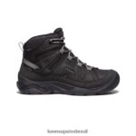 KEEN calçados J8VDXX369 preto/cinza aço circadia polar médio homens