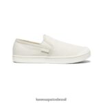 KEEN calçados J8VDXX371 tela natural/branco estrela Eldon slip-on homens