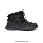 KEEN calçados J8VDXX372 triplo preto/preto uneek snk chukka impermeável homens