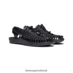 KEEN calçados J8VDXX384 preto couro premium uneek homens - Image 2