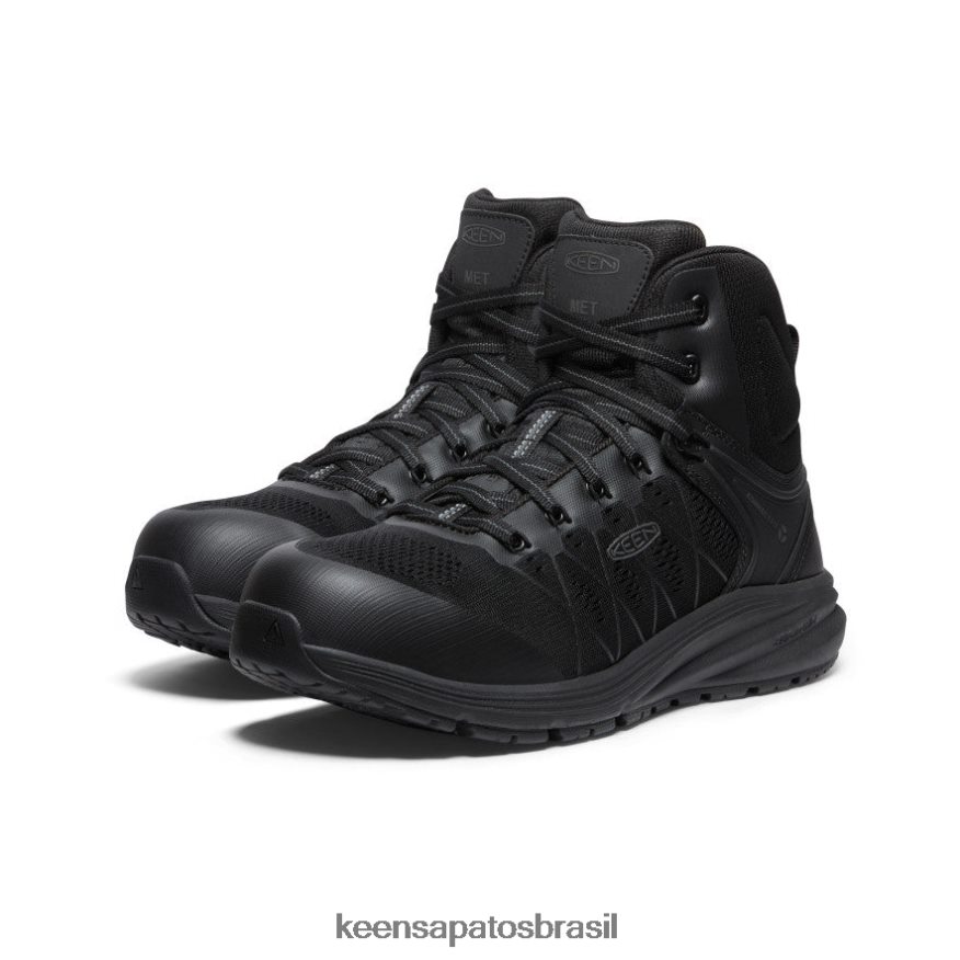 KEEN calçados J8VDXX38 Corvo Preto vista energy mid int met (biqueira de fibra de carbono) homens - Image 2