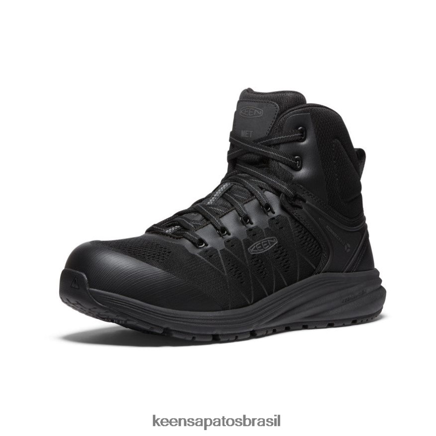 KEEN calçados J8VDXX38 Corvo Preto vista energy mid int met (biqueira de fibra de carbono) homens - Image 3