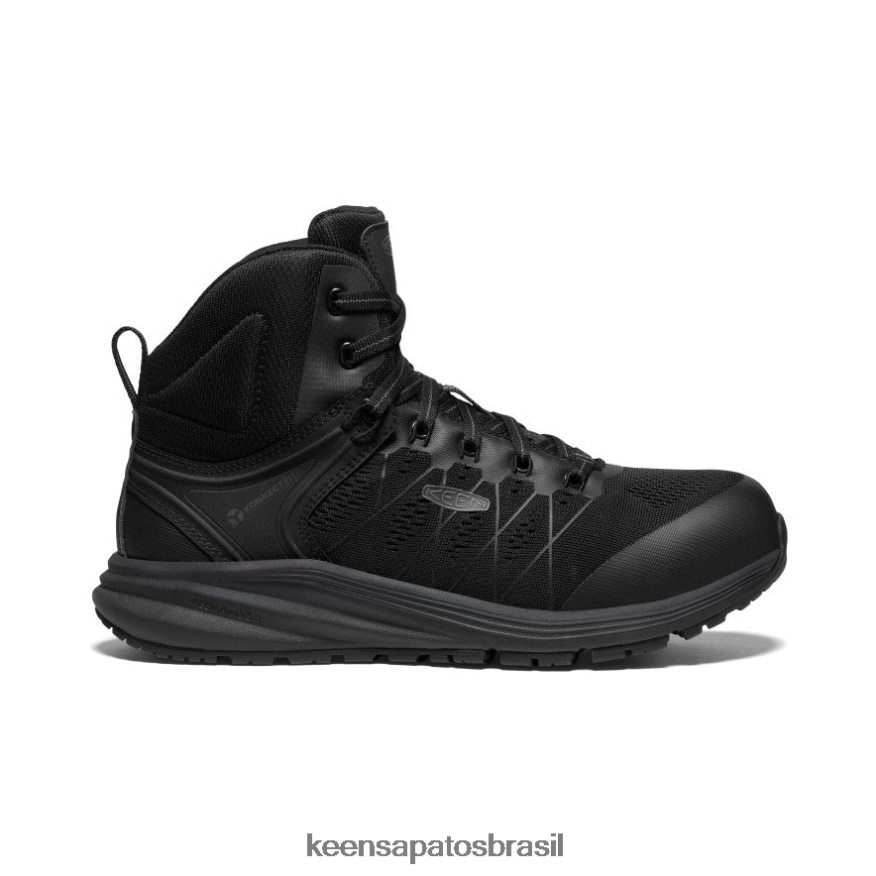 KEEN calçados J8VDXX38 Corvo Preto vista energy mid int met (biqueira de fibra de carbono) homens - Image 1