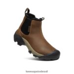 KEEN calçados J8VDXX394 vegetais marrom/preto targhee ii chelsea homens - Image 3