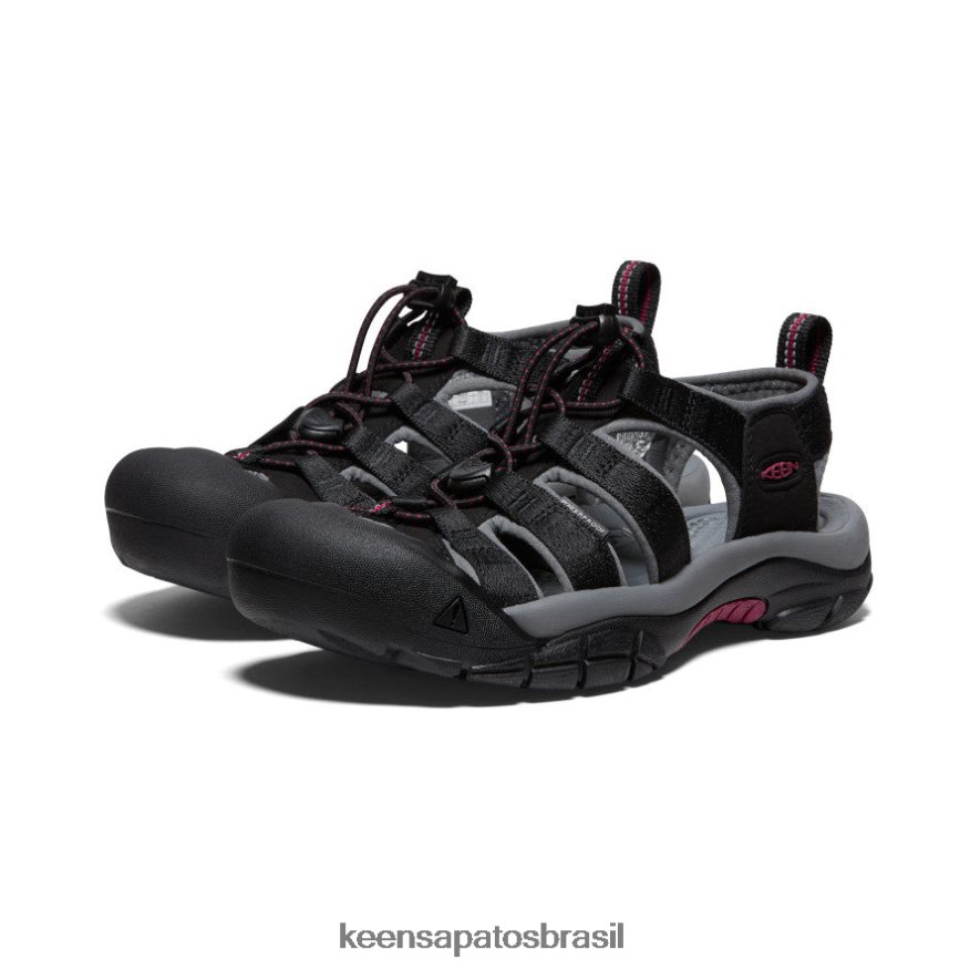 KEEN calçados J8VDXX404 vinho preto/framboesa Nova Iorque h2 mulheres - Image 2