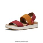 KEEN calçados J8VDXX416 merlot/bétula sandália elle tiracolo mulheres - Image 3