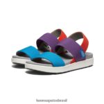 KEEN calçados J8VDXX419 carisma/argila vermelha/tritom azul fiorde sandália elle tiracolo mulheres - Image 2