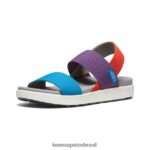 KEEN calçados J8VDXX419 carisma/argila vermelha/tritom azul fiorde sandália elle tiracolo mulheres - Image 3