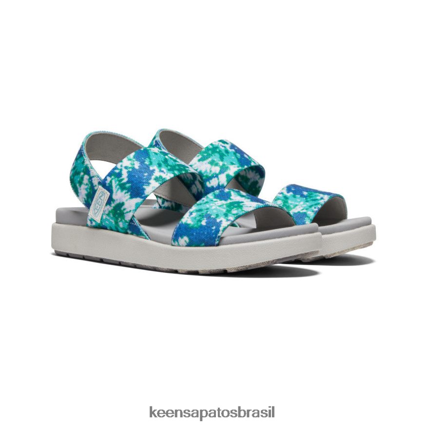 KEEN calçados J8VDXX422 porcelana/tie dye sandália elle tiracolo mulheres - Image 2