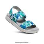 KEEN calçados J8VDXX422 porcelana/tie dye sandália elle tiracolo mulheres - Image 3