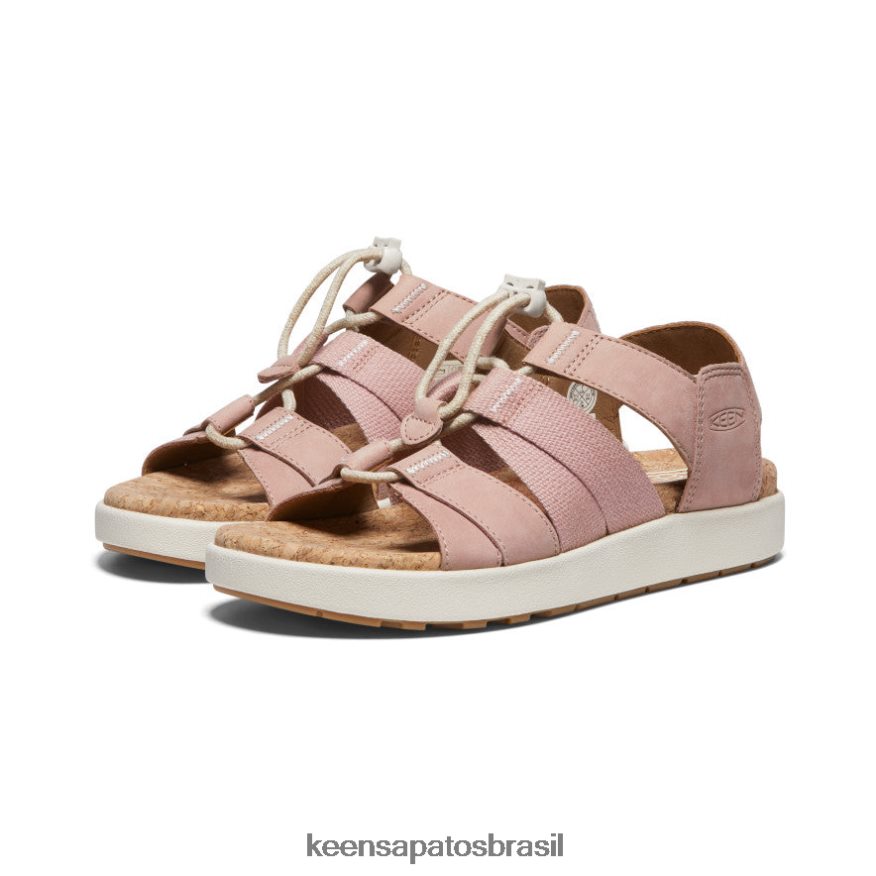 KEEN calçados J8VDXX425 fulvo/bétula sandália elle com tiras mistas mulheres - Image 2