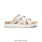 KEEN calçados J8VDXX429 bétula/estrela branca elle slide misto mulheres