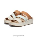 KEEN calçados J8VDXX442 couro natural/claramente água slide de eletricidade mulheres - Image 2