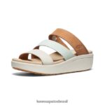KEEN calçados J8VDXX442 couro natural/claramente água slide de eletricidade mulheres - Image 3