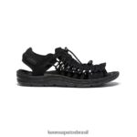 KEEN calçados J8VDXX448 preto uneek ii dedo aberto mulheres