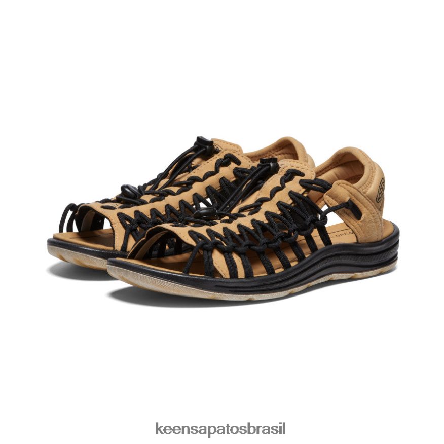 KEEN calçados J8VDXX449 carvalho amarelo/preto uneek ii dedo aberto mulheres - Image 2