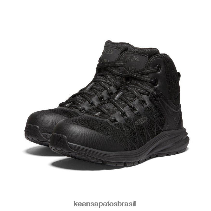 KEEN calçados J8VDXX452 Corvo Preto vista energy mid int met (biqueira de fibra de carbono) mulheres - Image 2
