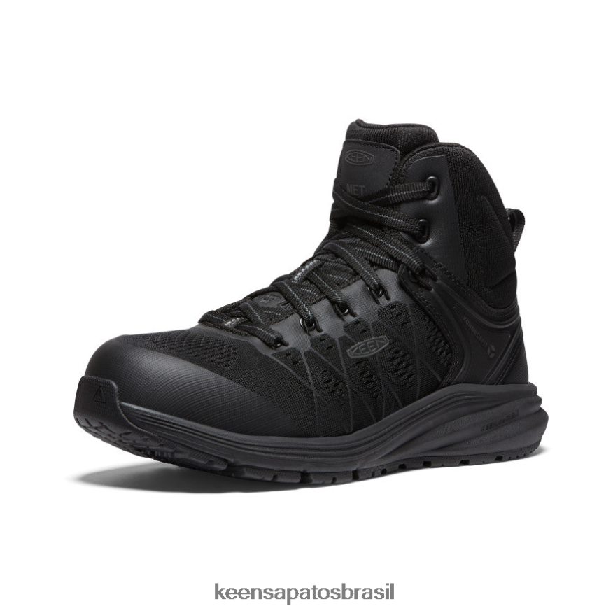 KEEN calçados J8VDXX452 Corvo Preto vista energy mid int met (biqueira de fibra de carbono) mulheres - Image 3